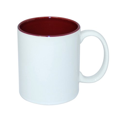Hrnček s objemom 330 ml s hnedým vnútrom