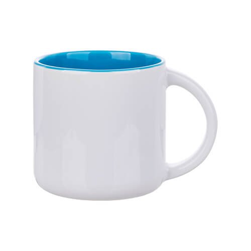 Hrnček s modrým vnútrom - objem 400 ml
