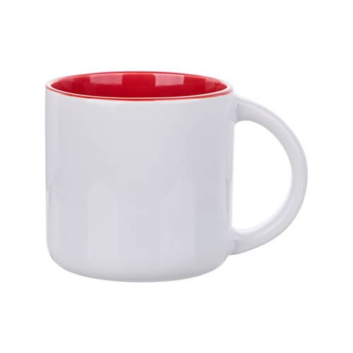 Hrnček s červeným vnútrom – objem 400 ml