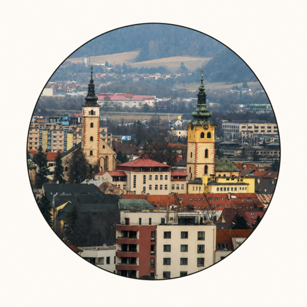Drevená magnetka - priemer 10 cm