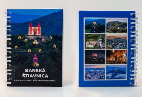 Praktický notes A6 kovová väzba